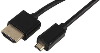 PRO SIGNAL PSG04066 音频/视频电缆组件, HDMI A插头, 微型HDMI D插头, 2.46 ft, 0.75 m, 黑色