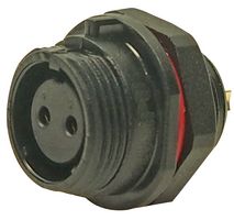 CLIFF ELECTRONIC COMPONENTS FM686832 圆形连接器, 密封圆形连接器, Cliffcon 68 Series, 面板安装插座, 2 触点, 焊接插座, 螺纹