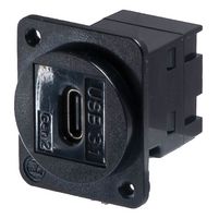 TUK KCUCCDPM USB ADAPTOR, 3.1 C RCPT-RCPT, FLANGE