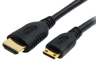 STARTECH HDACMM1M Audio / Video Cable Assembly, 1m Mini HDMI to HDMI Cable Adapter/Converter- 4K, High Speed