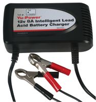 YUASA YPC8A12 电池充电器,插入式,铅酸,英国,Yu-Power 系列,8A,12V 电源电压
