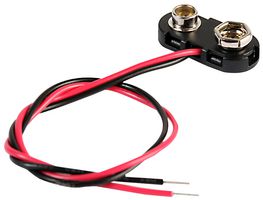 MULTICOMP PRO MP000301 Battery Holder, Rigid, Side Entry, Snap On, 1 x PP3 (9V)