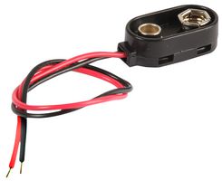 MULTICOMP PRO MP000302 Battery Holder, Safety, Snap On, 1 x PP3 (9V)