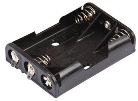 MULTICOMP PRO MP000340 电池座, 焊接, 3 x AAA