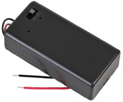 MULTICOMP PRO MP000378 电池盒, 开关, 接线, 1 x PP3
