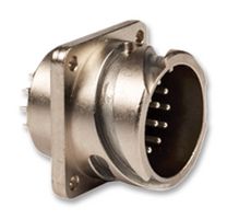ITT CANNON CA02COME10SL-3PB Circular Connector, CA Series, MIL-DTL-5015 Series, Box Mount Receptacle, 3 Contacts, Solder Pin