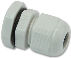 PRO POWER M16GREY1 电缆压盖, M16, 4 mm, 8 mm, 尼龙 6.6 (聚酰胺6.6), 灰色, IP68