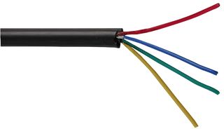 MULTICOMP PRO MP002317 多芯电缆, 7-1-4A, 非屏蔽, 4 芯, 30 AWG, 0.1 mm², 328.08 ft, 100 m