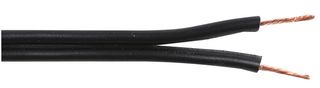 MULTICOMP PRO 2X463 BLK Multicore Cable, Figure 8 Twin, Unscreened, 2 Core, 0.34 mm², 328 ft, 100 m