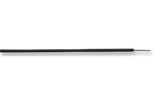 CONCORDIA TECHNOLOGIES EW1/0.6BLK100M 线缆, PVC(聚氯乙烯), 黑色, 23 AWG, 实心, 328 ft