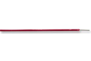 MULTICOMP PRO MCP00029 Wire, PVC, Red, 23 AWG, Solid, 328 ft