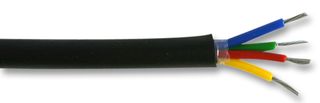 MULTICOMP PRO PP000265 Multicore Cable, Def Stan 61-12 Part 4 - 7-1-4A, Unscreened, 4 Core, 0.055 mm², 328 ft, 100 m