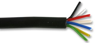 MULTICOMP PRO MP002321 多芯电缆, 7-1-9A, 非屏蔽, 9 芯, 30 AWG, 0.1 mm², 328.08 ft, 100 m