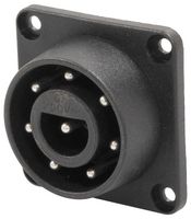 BULGIN LIMITED PX0959/P High Power Connector, Plug, 250 VAC, 6 A, Panel Mount, Solder