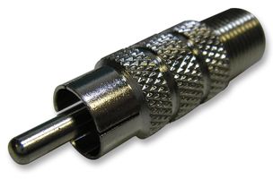 MULTICOMP PRO MC002859 Connector Adapter, F Type Coaxial, 1 Ways, Jack, RCA / Phono, 1 Ways, Plug