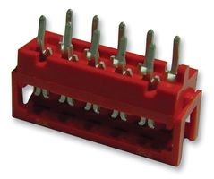 TE CONNECTIVITY - AMP 8-215570-0 IDC连接器, 板载连接器, 1.27 mm, 2排, 10 触点, 电缆安装, 通孔安装