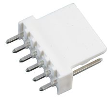 MOLEX 22-27-2061 Wire-To-Board Connector, Square Pin, KK 6410 Series, Through Hole, Header, 6 Contacts, 2.54 mm