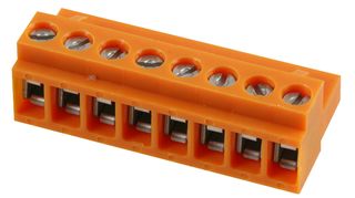 WEIDMULLER BL 5.08/8 插拔式接线端子, 5.08 mm, 8 路, 22 AWG, 12 AWG, 夹式