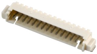 MOLEX 53261-1571 Pin Header, Right Angle, Wire-to-Board, 1.25 mm, 1 Rows, 15 Contacts, Surface Mount Right Angle