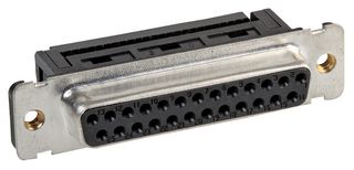 MULTICOMP PRO 8FTM25S-30N4-FEC D-Sub 连接器, 标准, 插座, 8F, 25 触点, DB, IDC / IDT