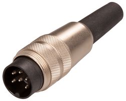 BINDER 09 0321 00 06 Circular Connector, Miniature Circular Connector, 680 Series, Cable Mount Plug, 6 Contacts