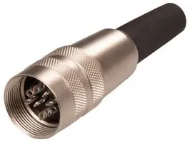 BINDER 09 0572 00 08 Circular Connector, Miniature Circular Connector, 680 Series, Cable Mount Receptacle, 8 Contacts