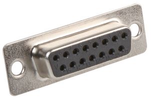 MULTICOMP PRO 698118 D Sub Connector, Standard, Receptacle, Formed Contacts Series, 15 Contacts, DA, Solder