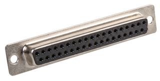 MULTICOMP PRO 698131 D Sub Connector, Standard, Receptacle, Formed Contacts Series, 37 Contacts, DC, Solder