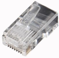 COB RJ458P8CR 模块连接器, Cat5, RJ45 插头, 1 x 1 (端口), 8P8C, Cat5, 电缆安装