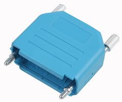 MH CONNECTORS MHDPPK15-B-K D Sub Backshell, Blue, MHDPPK, DA, 180°, Nylon (Polyamide) Body