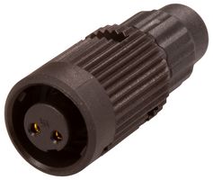 BINDER 99 0972 100 02 圆形连接器, Subminiature Circular Connector, 710系列, 电缆安装插座, 2 触点, 焊接插座