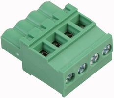 IMO PRECISION CONTROLS 20.920M/4-E Pluggable Terminal Block, 5 mm, 4 Ways, 28 AWG, 14 AWG, 2.5 mm², Screw
