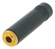 REAN NYS240BG 手机音频连接器, 3 触点, 插座, 3.5 mm, 直列式安装, 镀金触芯, 金属主体