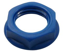 CLIFF ELECTRONIC COMPONENTS CL1412 连接器配件, 蓝色尼龙螺母, 7/16英寸UNF, Cliff Electronic S2系列6.35mm插孔插座, S2