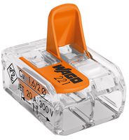 WAGO 221-412 导线接片, WAGO 221 Series, 24 AWG, 12 AWG, 4 mm²