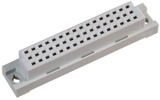 MULTICOMP PRO 41612-48ABC-FS DIN 41612 Connector, 41612, 48 Contacts, Receptacle, 2.54 mm, 3 Row, a + b + c