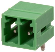 CAMDENBOSS CTBP93HD/2 Terminal Block, Closed Ended, Header, 3.5 mm, 2 Ways, Through Hole Right Angle