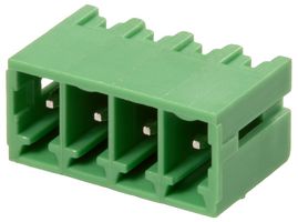 CAMDENBOSS CTBP93VD/4 Terminal Block, Closed Ended, Header, 3.5 mm, 4 Ways, Through Hole Vertical