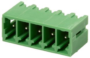 CAMDENBOSS CTBP93VD/5 Terminal Block, Closed Ended, Header, 3.5 mm, 5 Ways, Through Hole Vertical