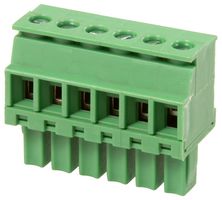 CAMDENBOSS CTBP92VE/6R 插拔式接线端子, 3.81 mm, 6 路, 28 AWG, 16 AWG, 1 mm², 夹式