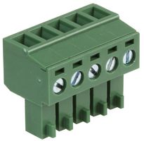 MULTICOMP PRO MC000099 Pluggable Terminal Block, 3.81 mm, 5 Ways, 26 AWG, 16 AWG, Screw