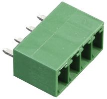 MULTICOMP PRO MC000082 端子块, 针座, 3.5 mm, 4 路, 12 A, 150 V, 通孔竖直