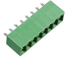 MULTICOMP PRO MC000085 Terminal Block, Header, 3.5 mm, 8 Ways, 12 A, 150 V, Through Hole Vertical