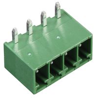 MULTICOMP PRO MC000090 端子块, 针座, 3.5 mm, 4 路, 12 A, 150 V, 通孔直角