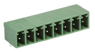 MULTICOMP PRO MC000133 端子块, 针座, 3.81 mm, 8 路, 12 A, 300 V, 通孔直角