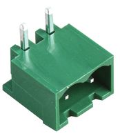 MULTICOMP PRO MC000208 端子块, 针座, 5.08 mm, 2 路, 16 A, 300 V, 通孔直角