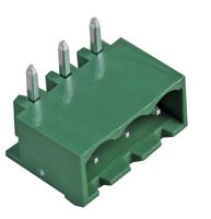 MULTICOMP PRO MC000209 Terminal Block, Header, 5.08 mm, 3 Ways, 16 A, 300 V, Through Hole Right Angle