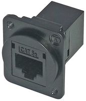 TUK FACK4BKDPM 直列式适配器, Cat5e, 适配器, 直列式, RJ45, RJ45