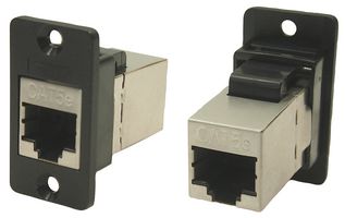 CLIFF ELECTRONIC COMPONENTS CP30620S In-Line Adapter, Adaptor, In-Line, RJ45, RJ45, Slim FeedThrough