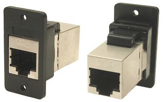 CLIFF ELECTRONIC COMPONENTS CP30622SX 直列式适配器, 适配器, 直列式, RJ45, RJ45, Slim FeedThrough